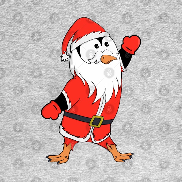 Santa Claus Penguin Ready for Christmas by DiegoCarvalho